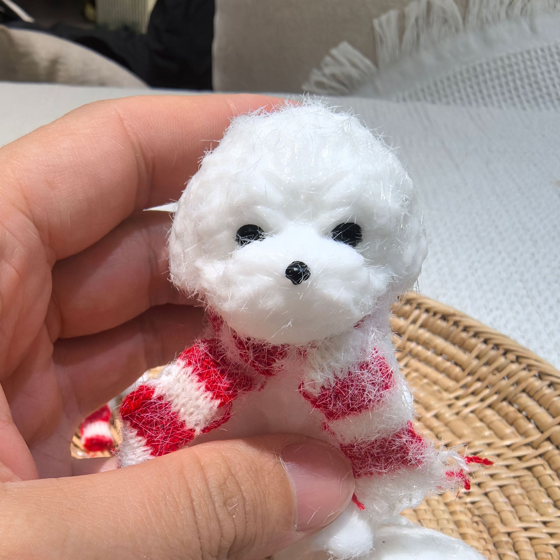 Mini Teddy Dog Squishy Stress Relief Toy Cute Doll for Pet Lover - MyFaceBoxer