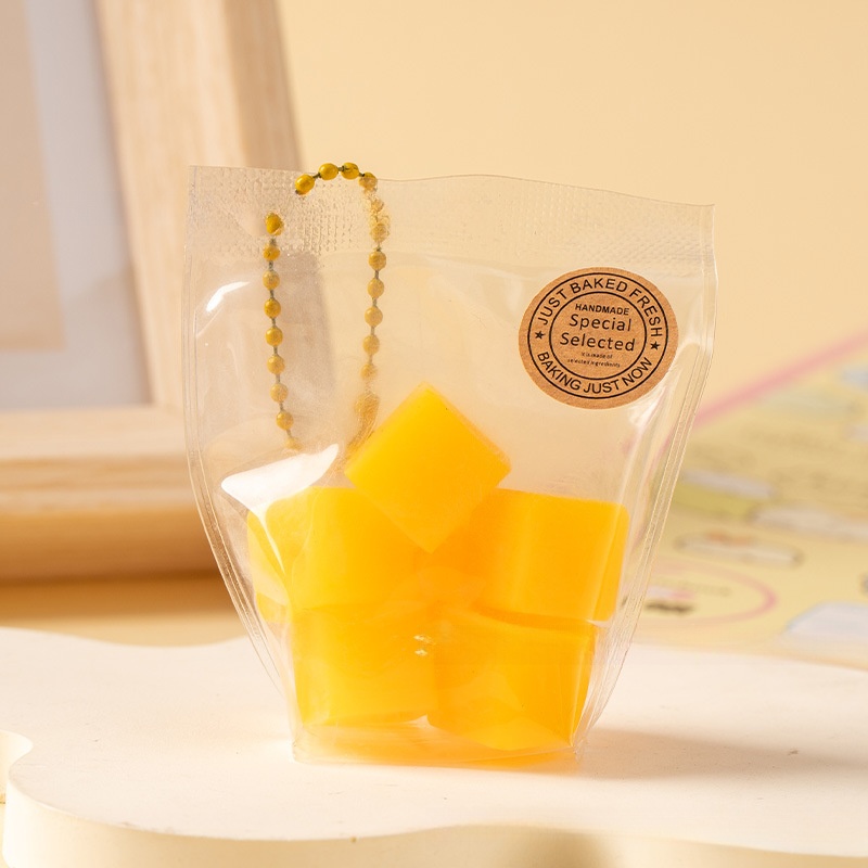 Diced Mango Taba Squishy Toy Handmade Cute Keychain Stress Relief Toys Gifts for Friends - MyFaceBoxer