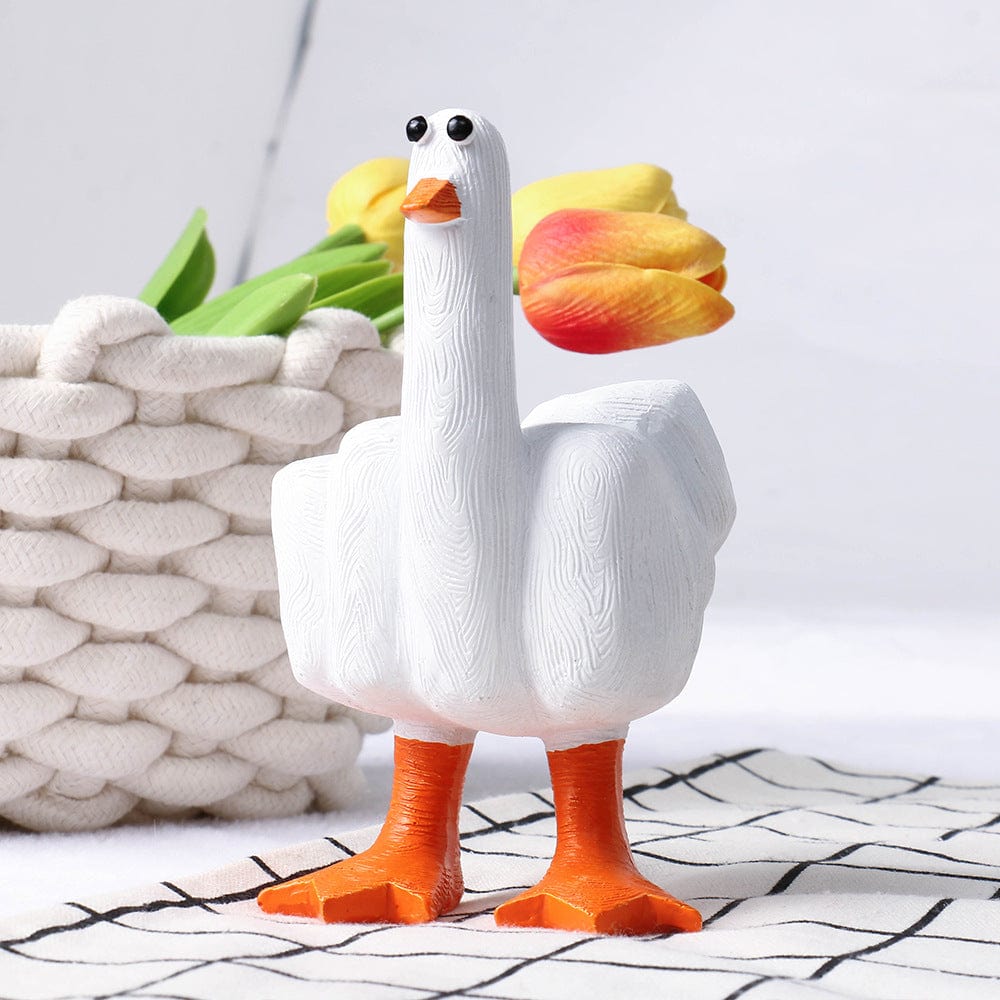 Duck You Funny Little Duck Resin Ornaments Cute Animal Decoration Funny Gift - Giftlab