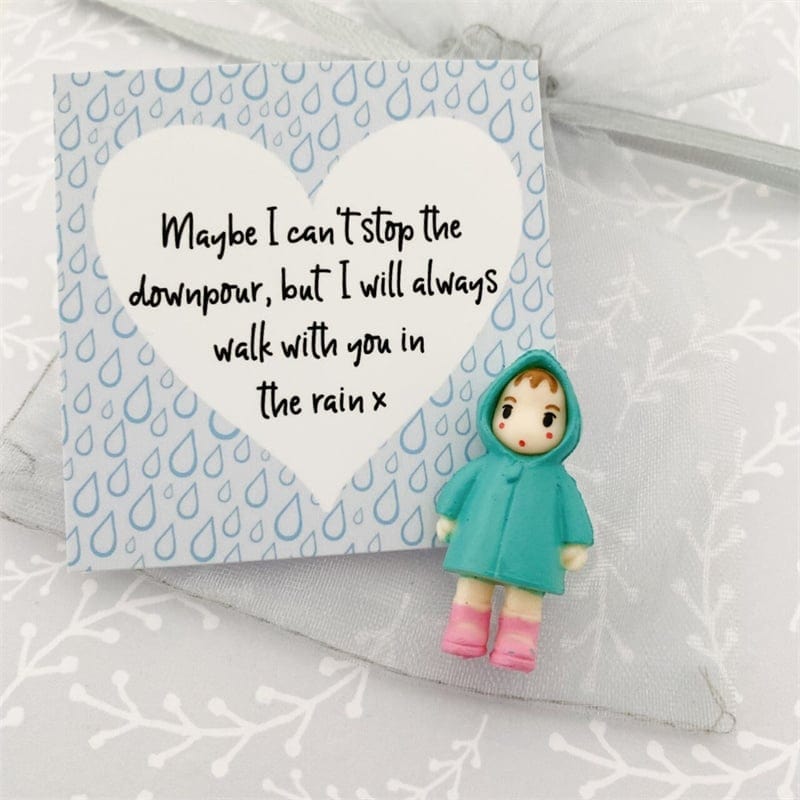 Personalized Emotional Support Knitted Doll Gift with Heartfelt Message Friend I'm Here For You Perfect for Thinking of You Sympathy Comfort Hug Crochet Gifts - Giftlab