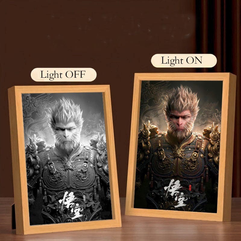 The Black Myth Wukong Art Light Lamp Gifts for Him Her - Giftlab