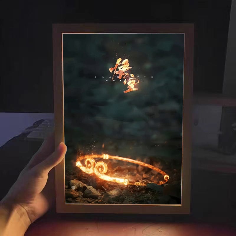 The Black Myth Wukong Art Light Lamp Gifts for Him Her - Giftlab