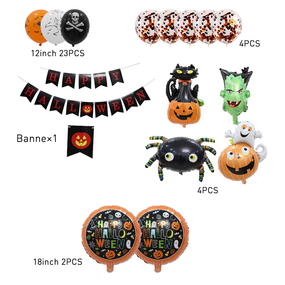 Halloween Balloon Kit for Halloween Day Party Decorations Supplies - Giftlab