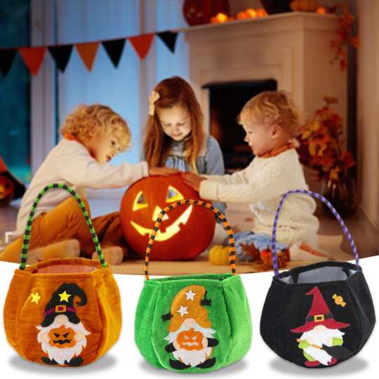 Halloween Trick or Treat Bags Halloween Candy Basket Gift for Halloween Party Supplies
