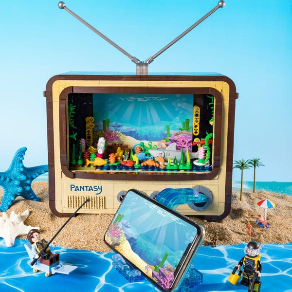 Pantasy Retro TV Model Building Block Toys Cool Building Sets Gift for Kids - Giftlab