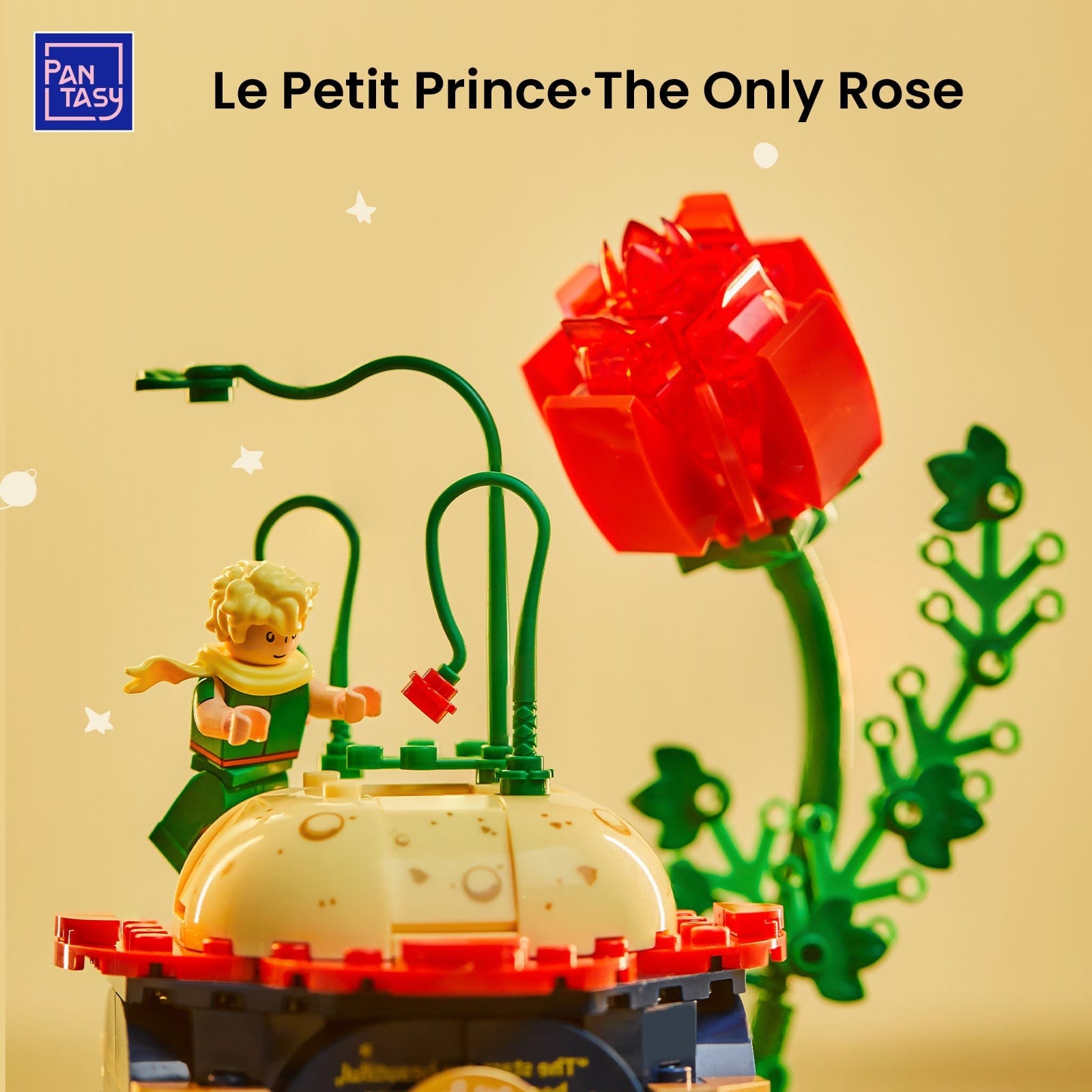 Pantasy Little Prince and Roses Building Block Toys Gift for Kids and Adults - Giftlab
