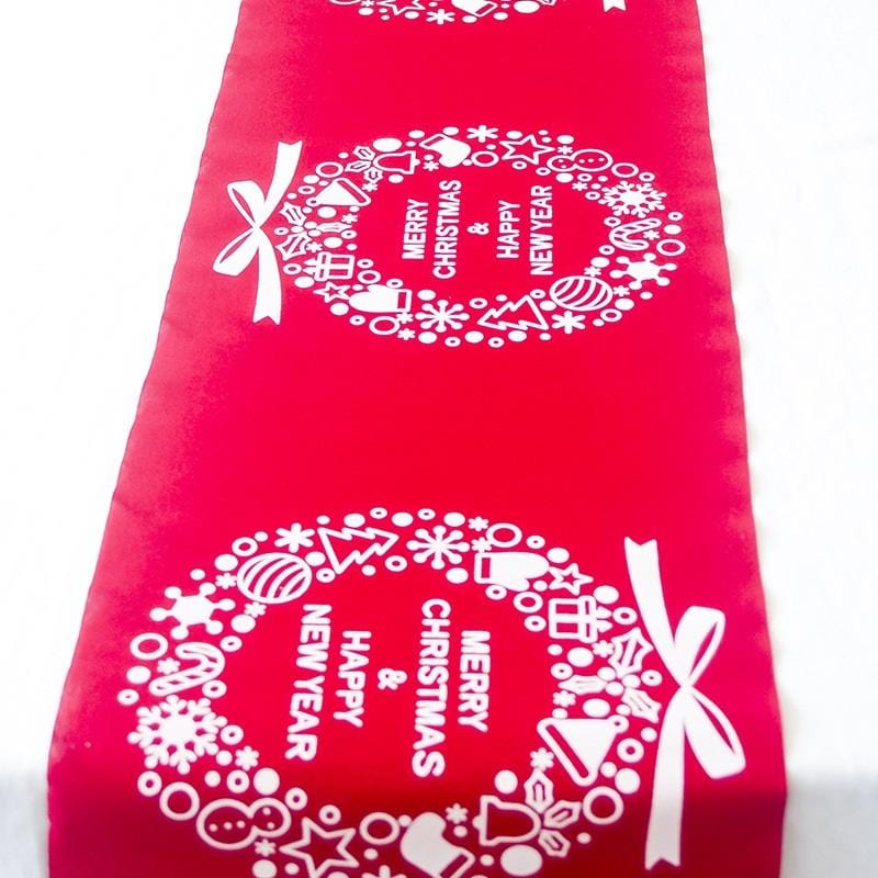 Winter Christmas Table Runner Snow Elk Christmas Gifts 11" x 106" - Giftlab