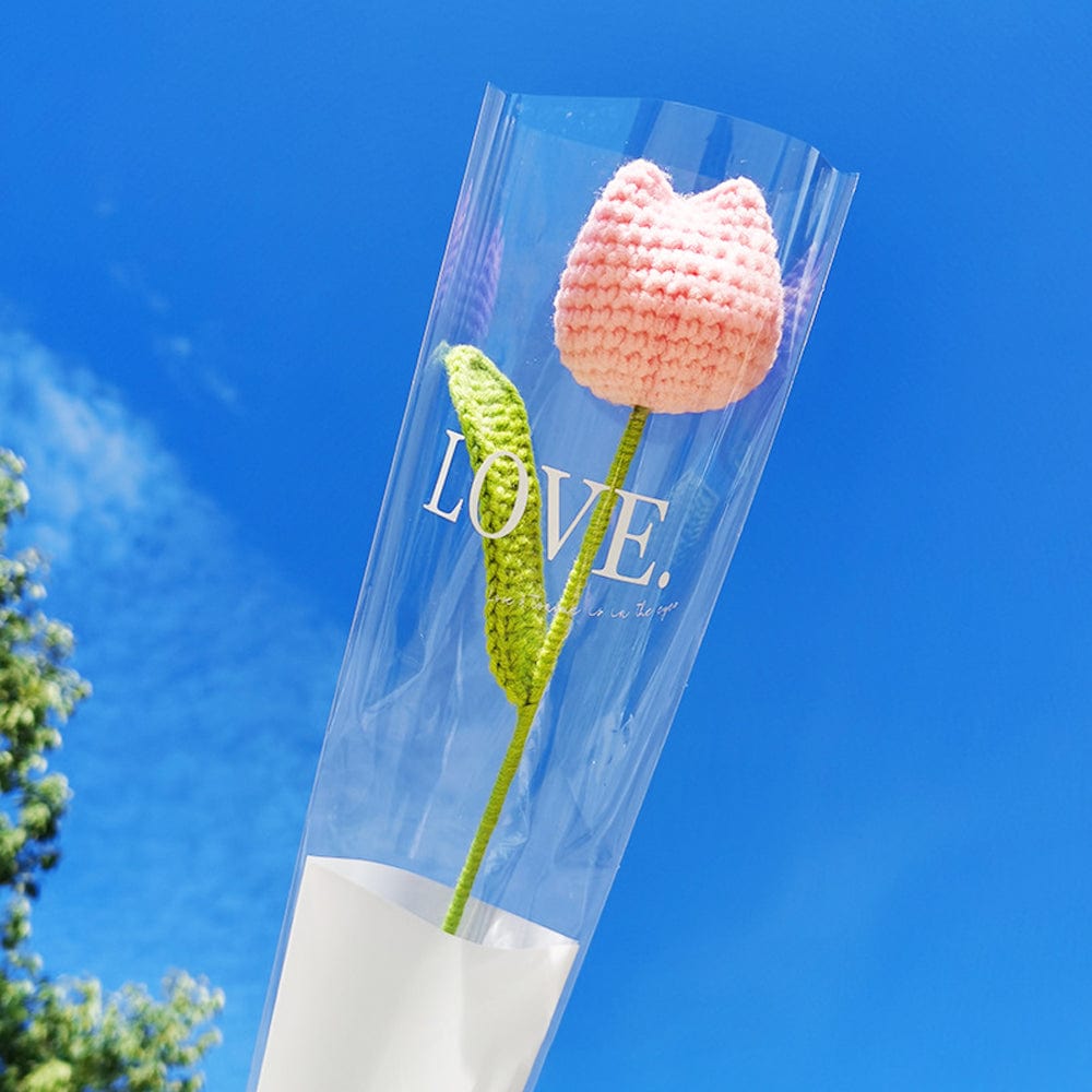 1pc Handmade Crochet Flower Knitted Flower Brithday Gifts - Giftlab