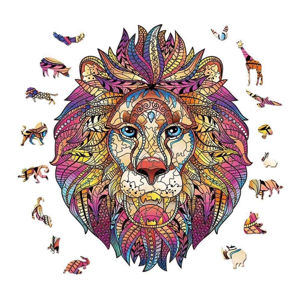 Christmas Wooden Puzzle Wooden Animal Puzzle For Kids - Giftlab