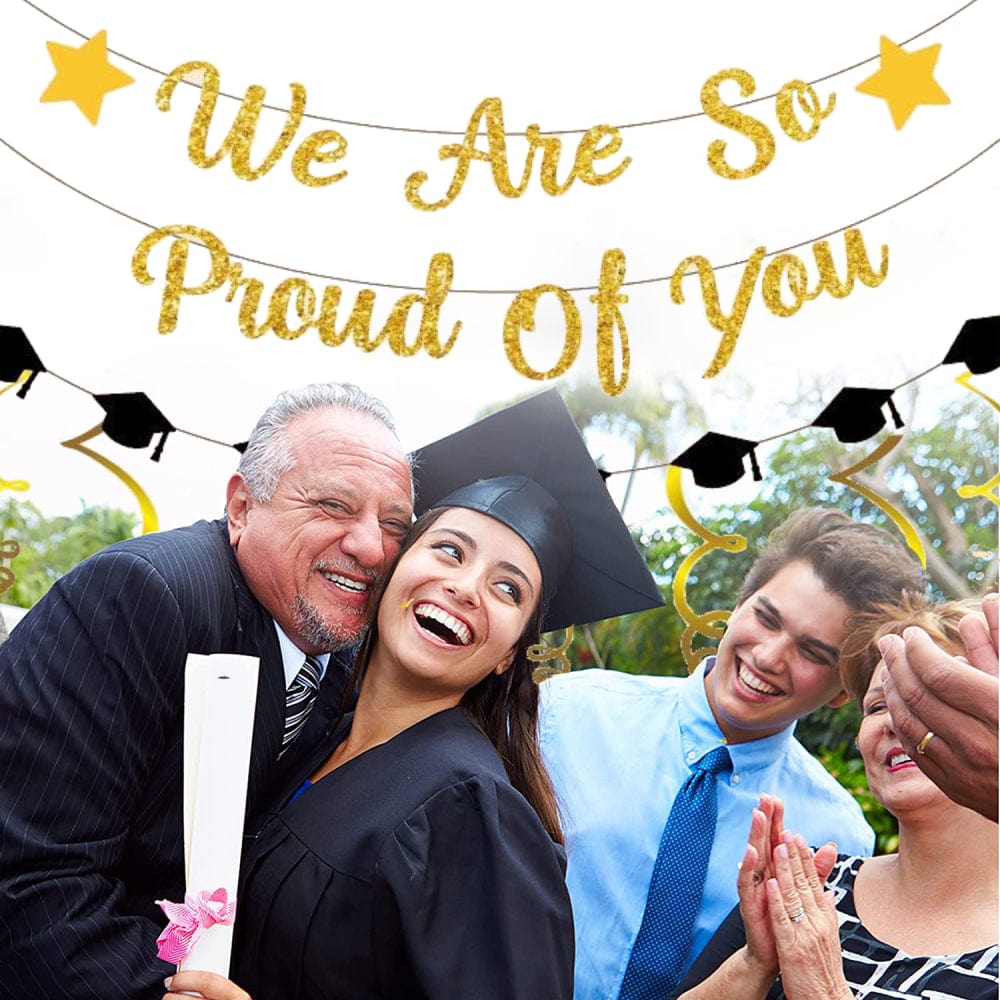 Graduation Hanging Swirl Banner Decorations Party Supplies Gift for Graduation Party - Giftlab