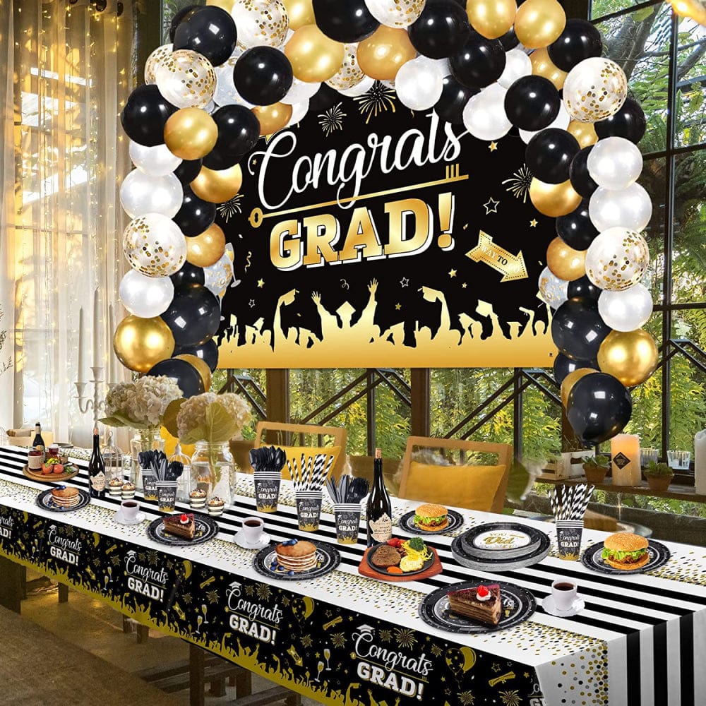 Congrats Grad Balloons Kits for Graduation Party Decorations Graduation Party Supplies - Giftlab