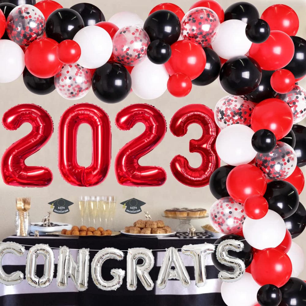 2023 Congrats Balloons Kits for Graduation Party Decorations Graduation Party Supplies - Giftlab