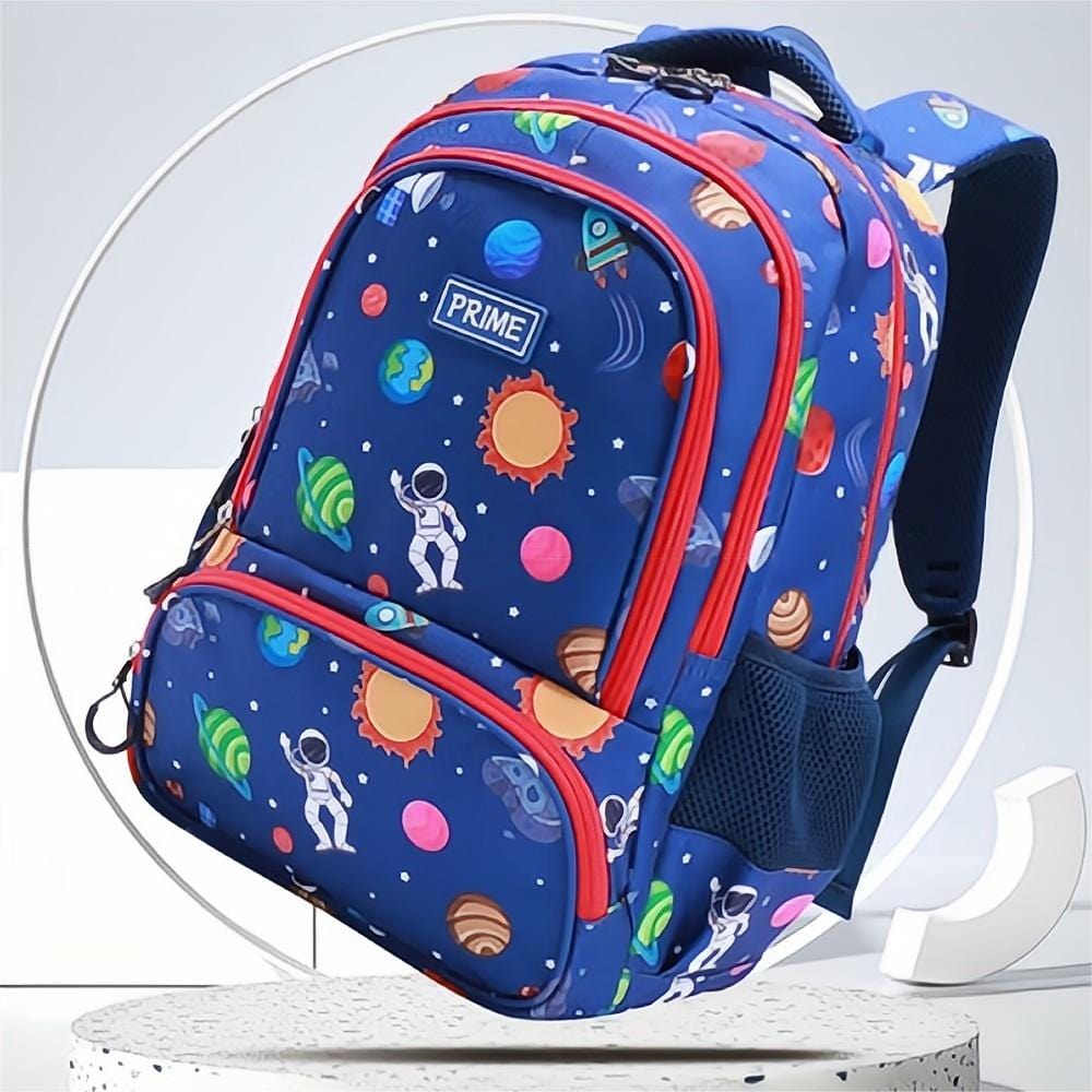 Rainbow School Backpack Astronaut Kids Bookbag Preschool Kindergarten School Bag for Boys Girls - Giftlab