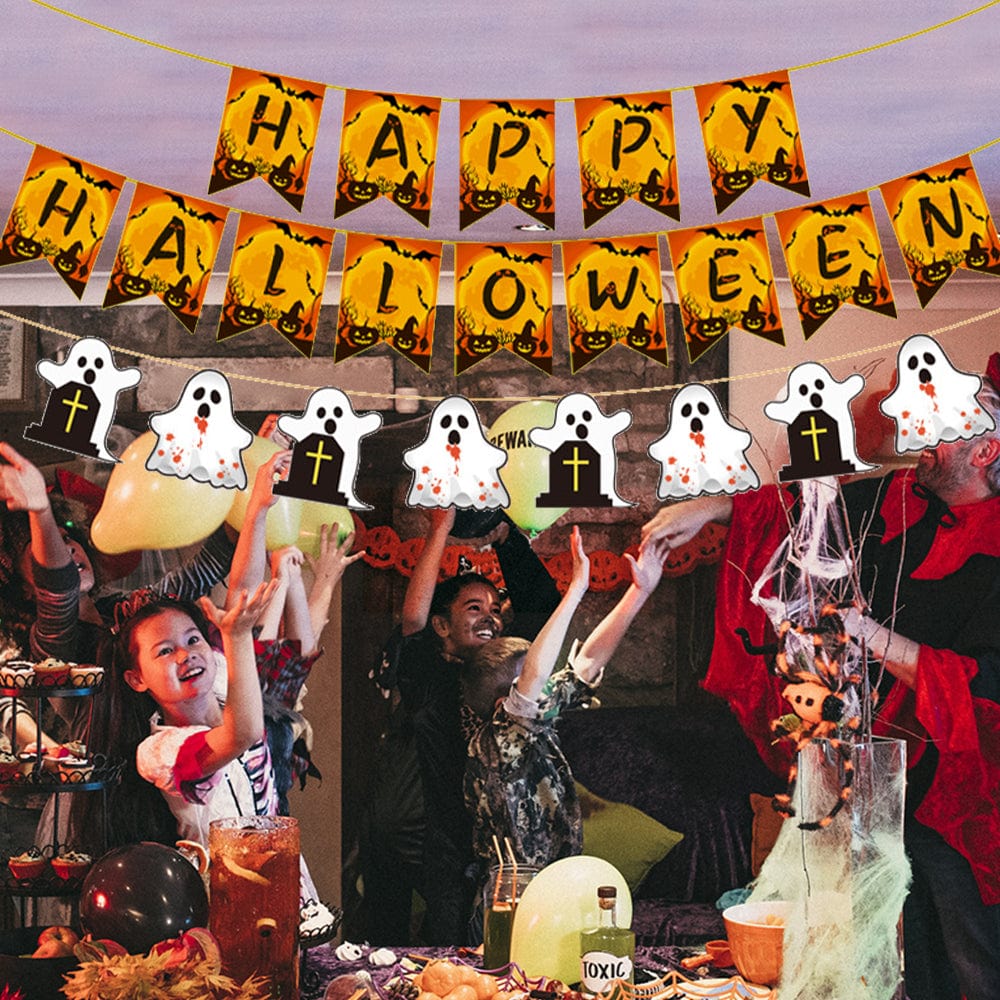 Halloween Party Banner Decorations Party Supplies Gifts for Halloween Party - Giftlab