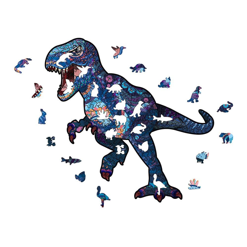Tyrannosaurus Puzzle Tyrannosaurus Gift Wooden Jigsaw Puzzles For Kids - Giftlab