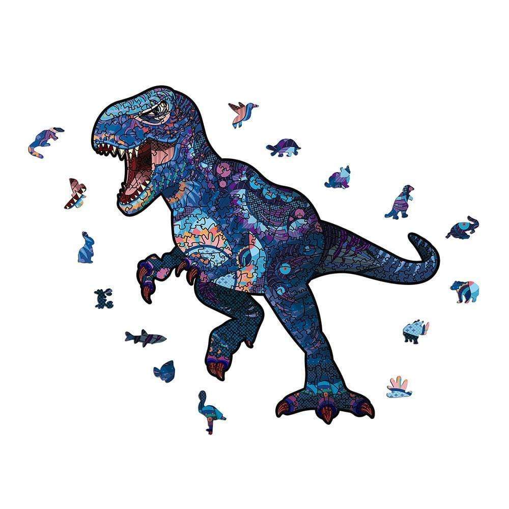 Tyrannosaurus Puzzle Tyrannosaurus Gift Wooden Jigsaw Puzzles For Kids - Giftlab