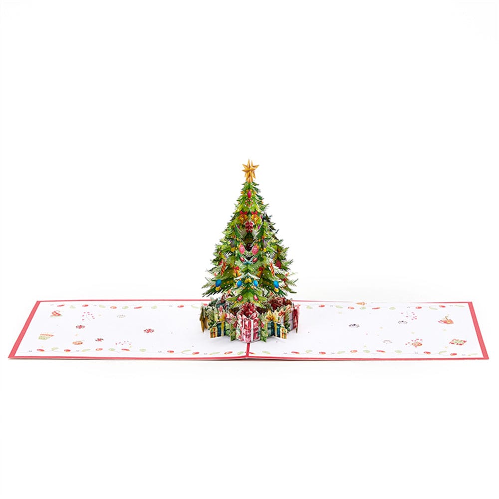 Christmas Tree 3D Pop Up Card Christmas Greeting Card - Giftlab