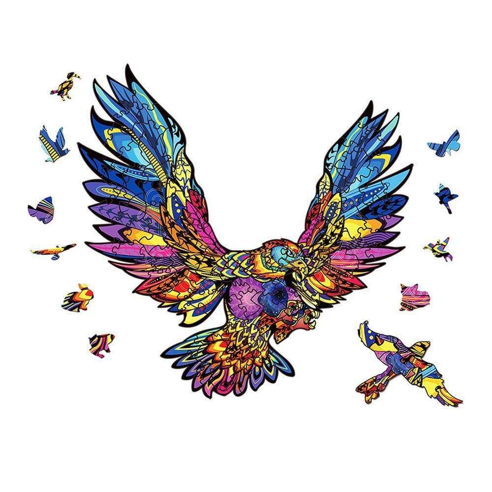 Eagle Puzzle Gift Wooden Jigsaw Puzzles For Kids - Giftlab