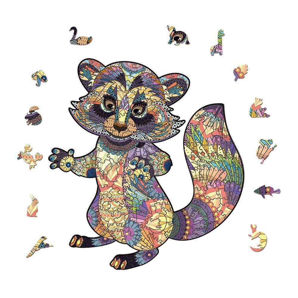 Bear Puzzle Gift Wooden Jigsaw Puzzles For Kids - Giftlab