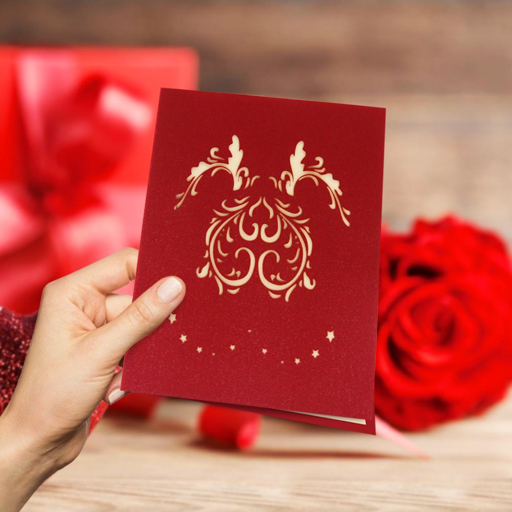 Valentine's Day Cards 3D Pop Up Greeting Card - 150*100mm - Giftlab