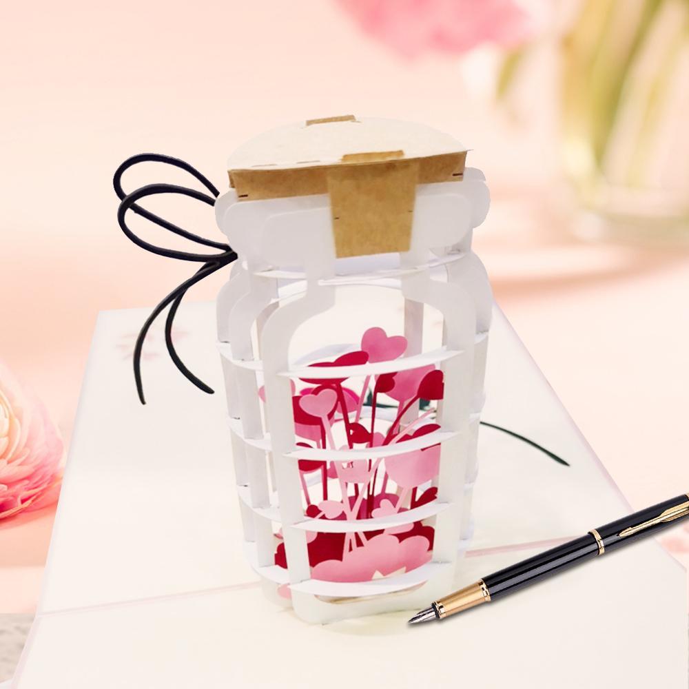 Anime Valentines Cards 3D Pop Up Greeting Card Gifts - 130*180mm - Giftlab