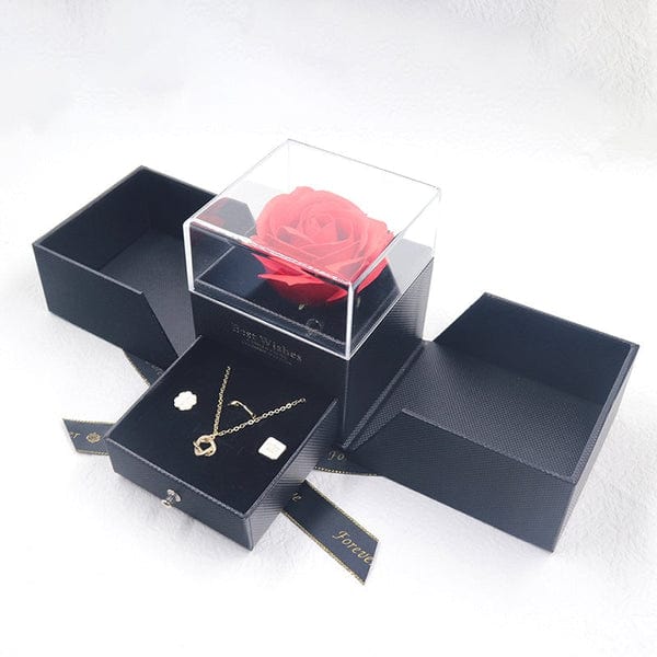 Eternal Flower Jewelry Box Valentine's Day Rose Box Gift for Love - Giftlab