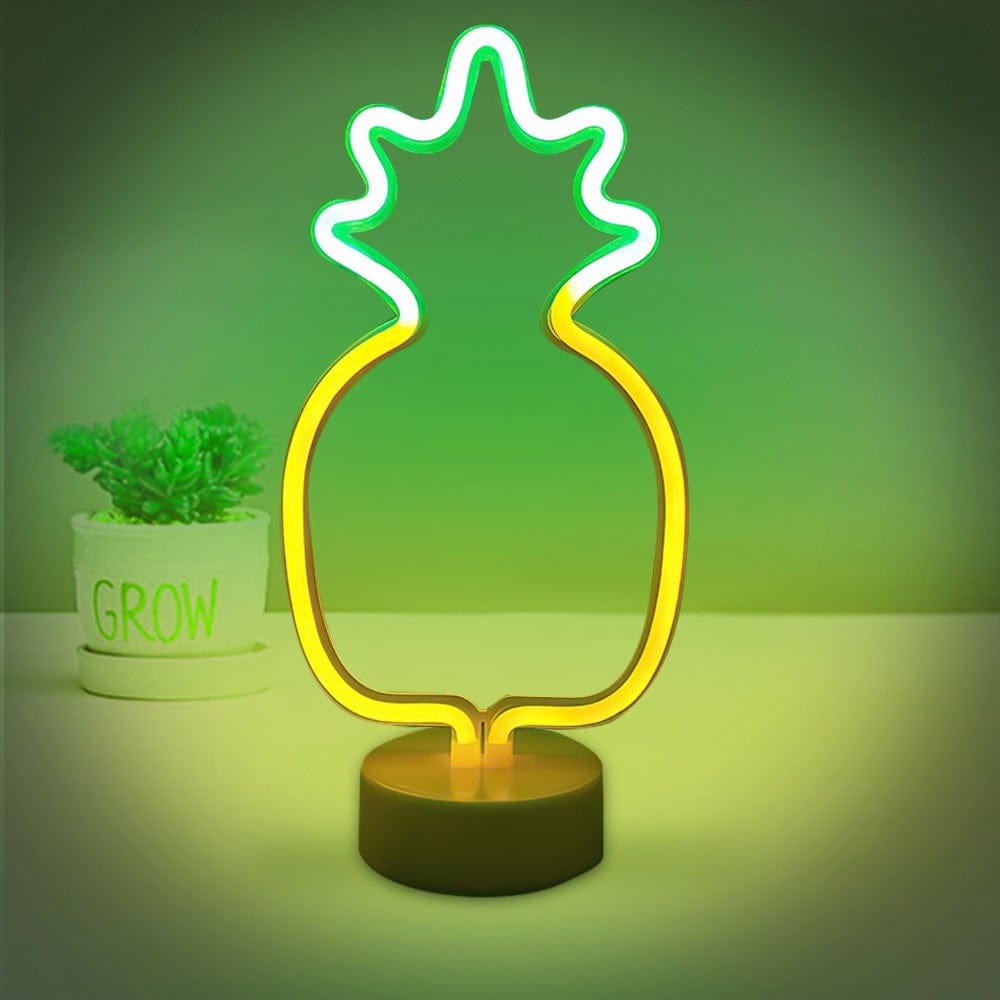 Neon Led Lights Plant Shape Neon Lights Bedroom Home Decor Gift For Kids - Giftlab