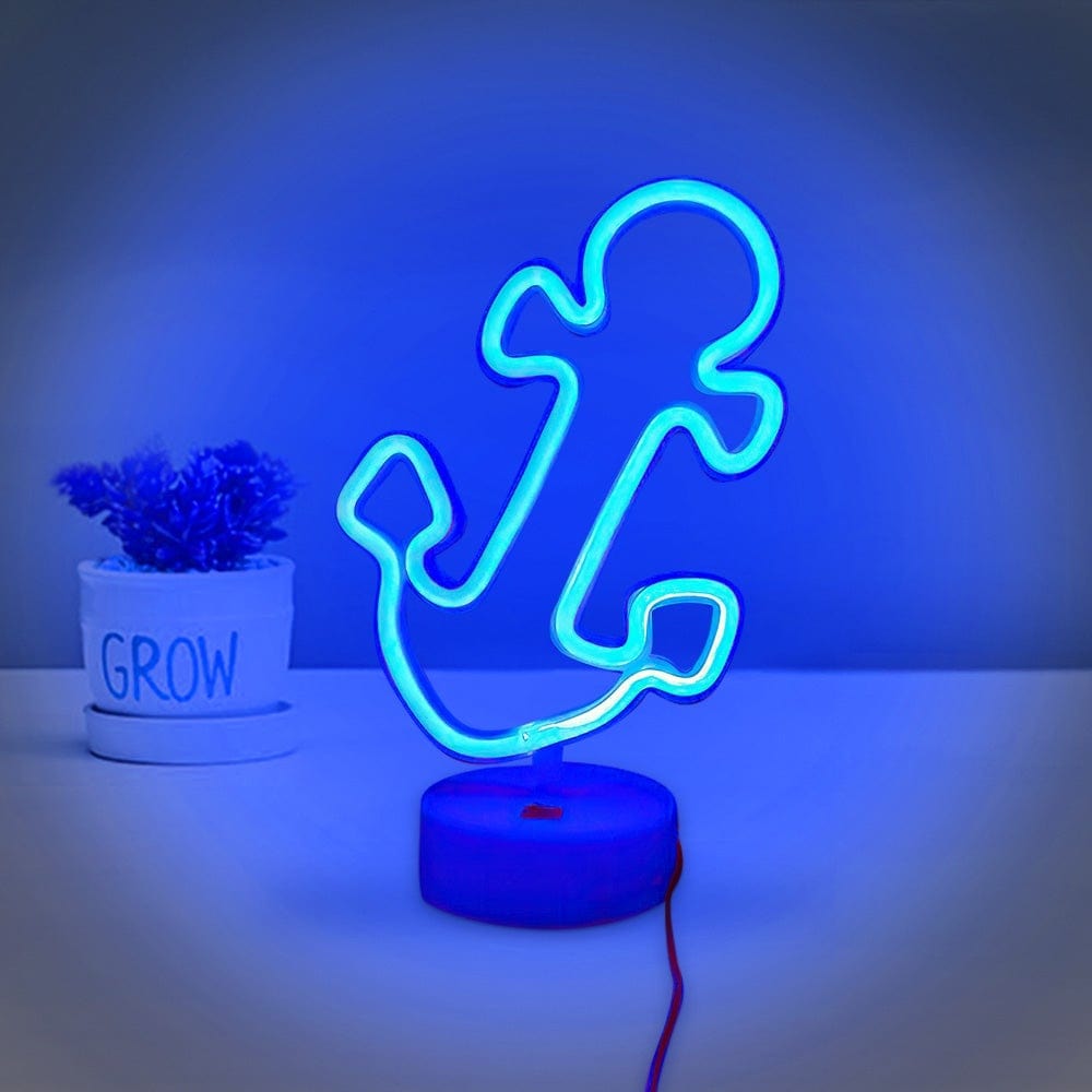 Night Light Lamp Neon Lamp LED Light Gift For Children-Iron Anchor - Giftlab