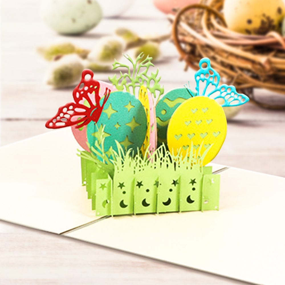 Easter Greeting Card Easter Egg 3D Pop Up Greeting Card - Giftlab