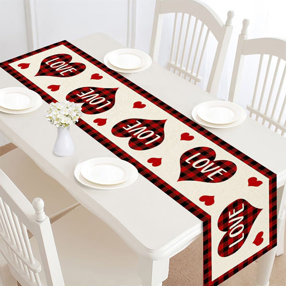 Table Runner Love Seasonal Table Decor Valentine's Day Gifts - Giftlab