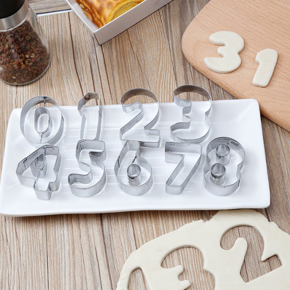 Cookie Cutters 3D Printing Cookie Cutter Set Number Biscuit Cutter - Giftlab