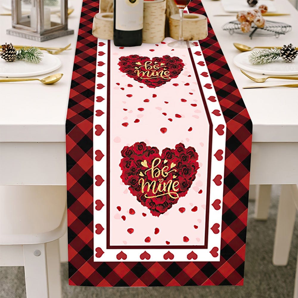 Valentines Day Table Runner Be Mine Valentine's Day Gifts for Couple - Giftlab
