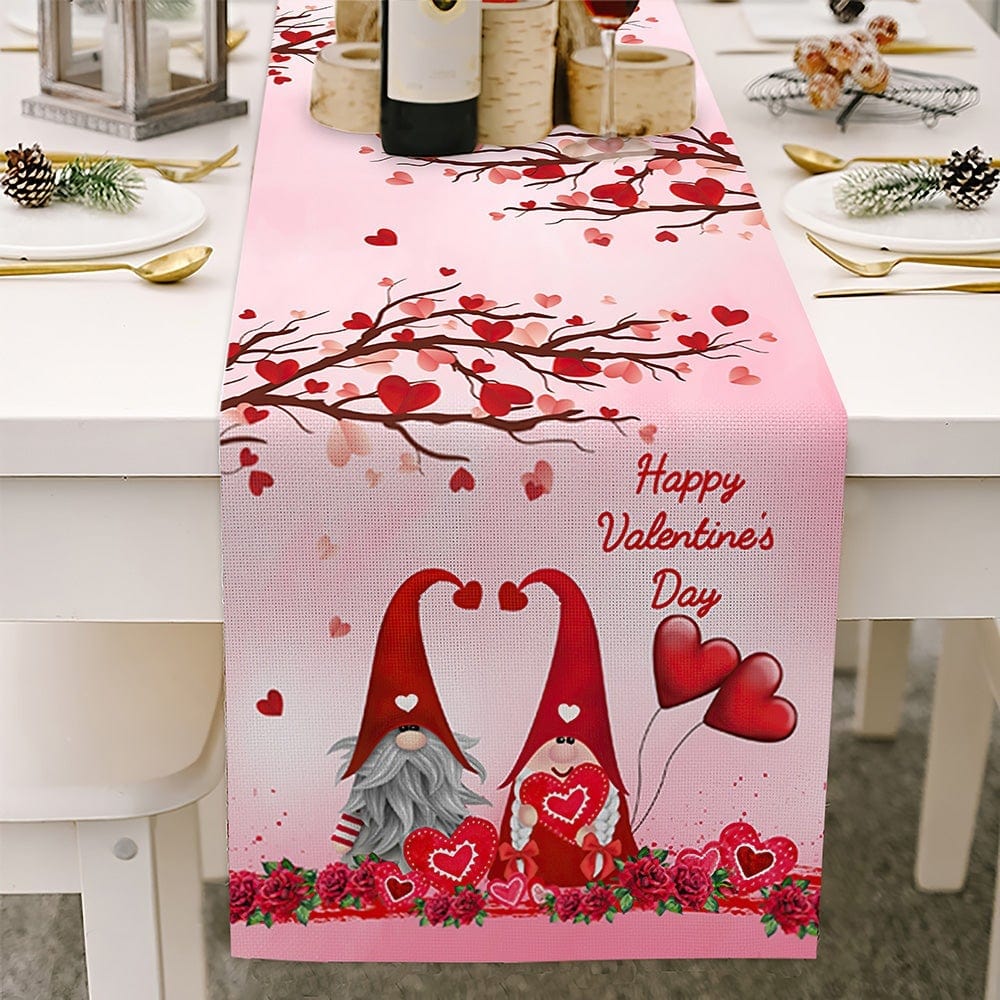 Valentines Day Table Runner Goblins and Balloon Valentine's Day Gifts - Giftlab