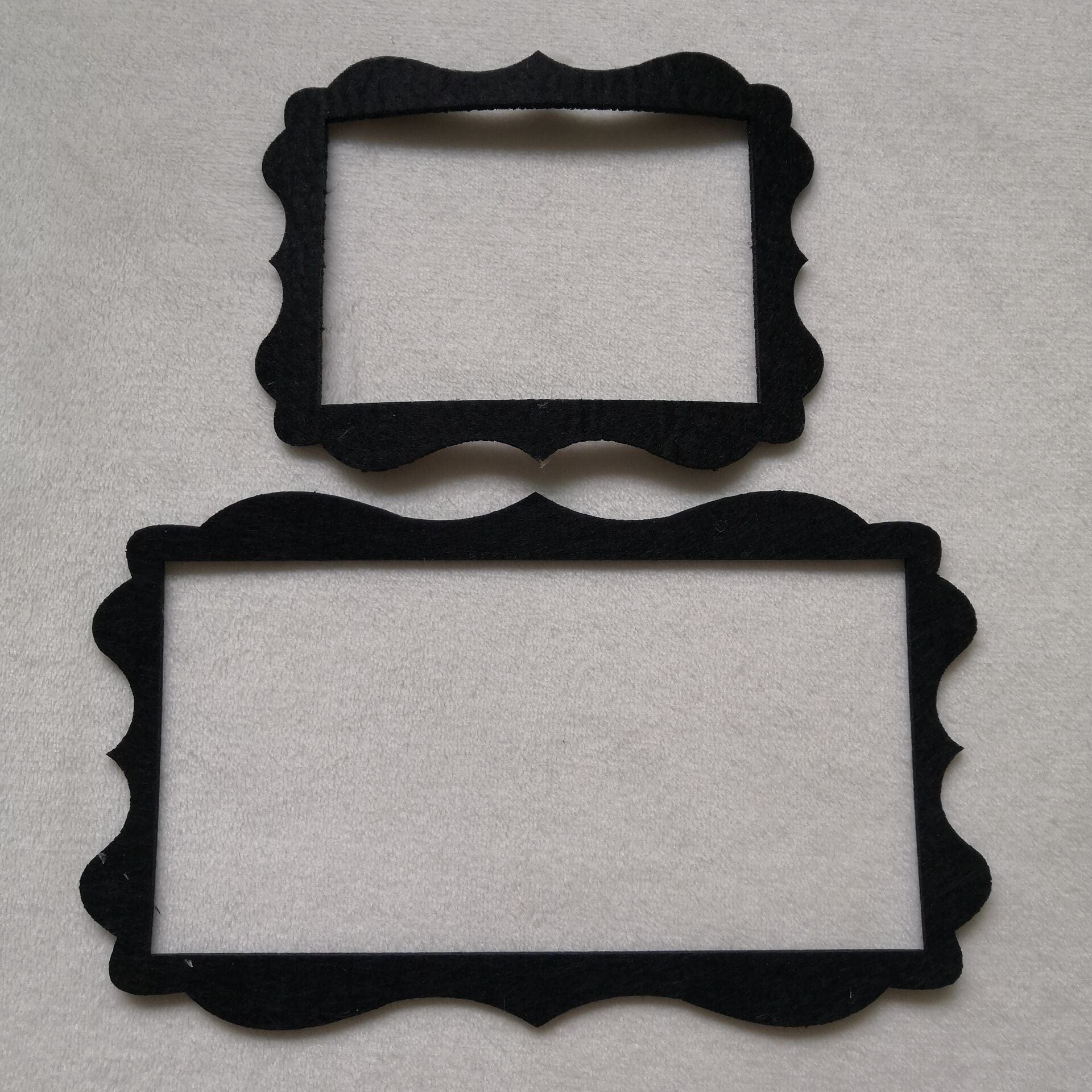 Photo Booth Signs Gift For Baby Black Floral Border-2 Pieces - Giftlab