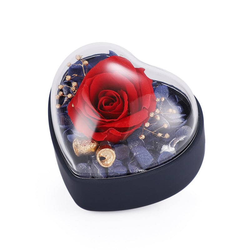 Ring Box A Ring Box of Two Roses in Different Colors for Her Present - Giftlab