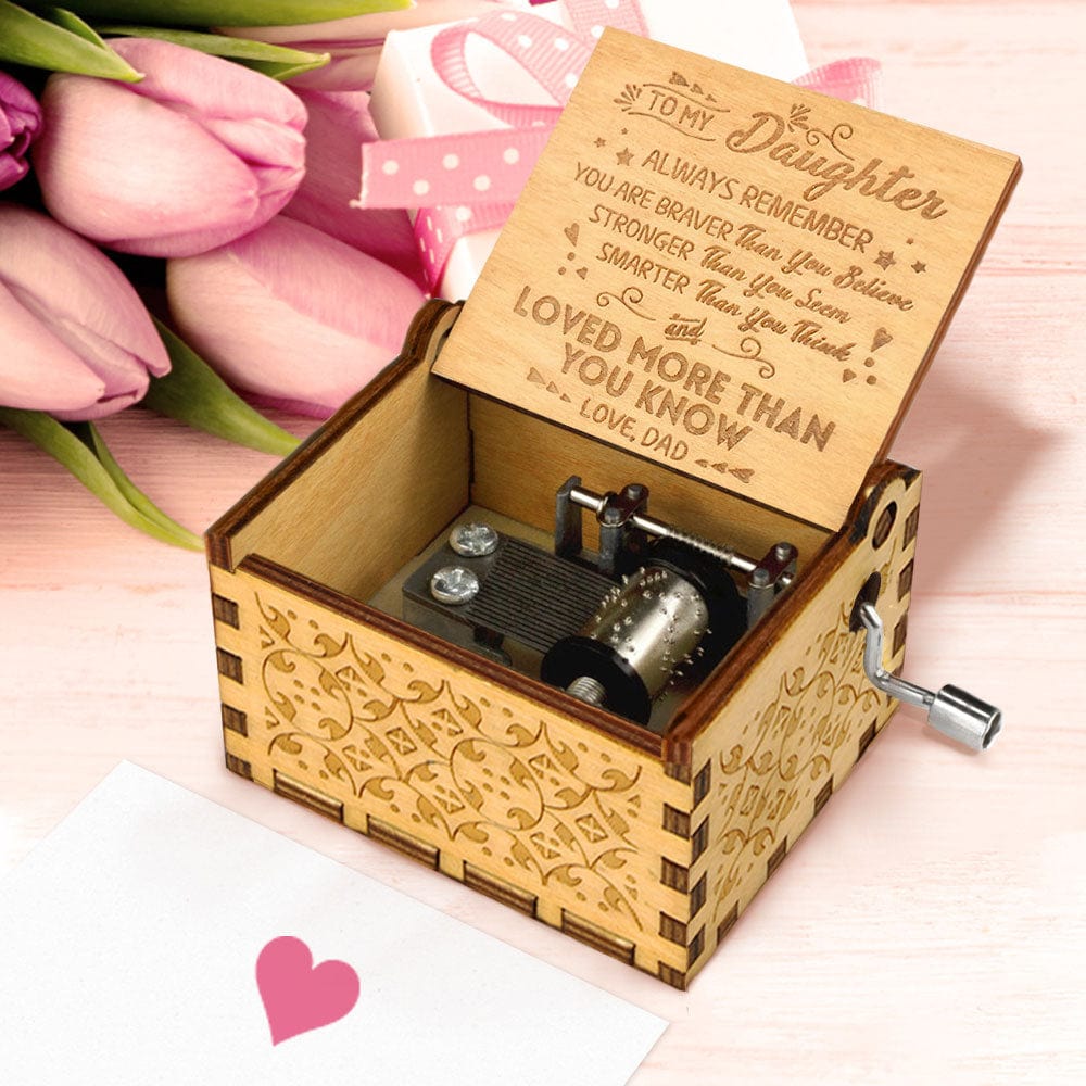 Engraved Musical Box You Are My Sunshine Gift For Granddaughter From Grandma - Giftlab