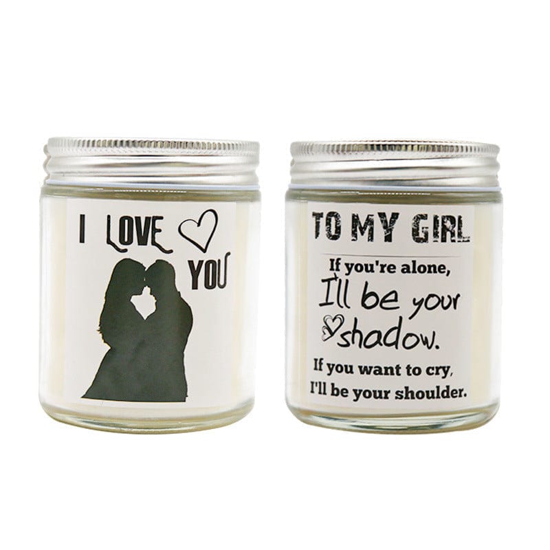 Soy Wax Candle Scented Candles Jar Relaxing Anniversary Gifts for Lover Transparent Jar- To My Girl - Giftlab