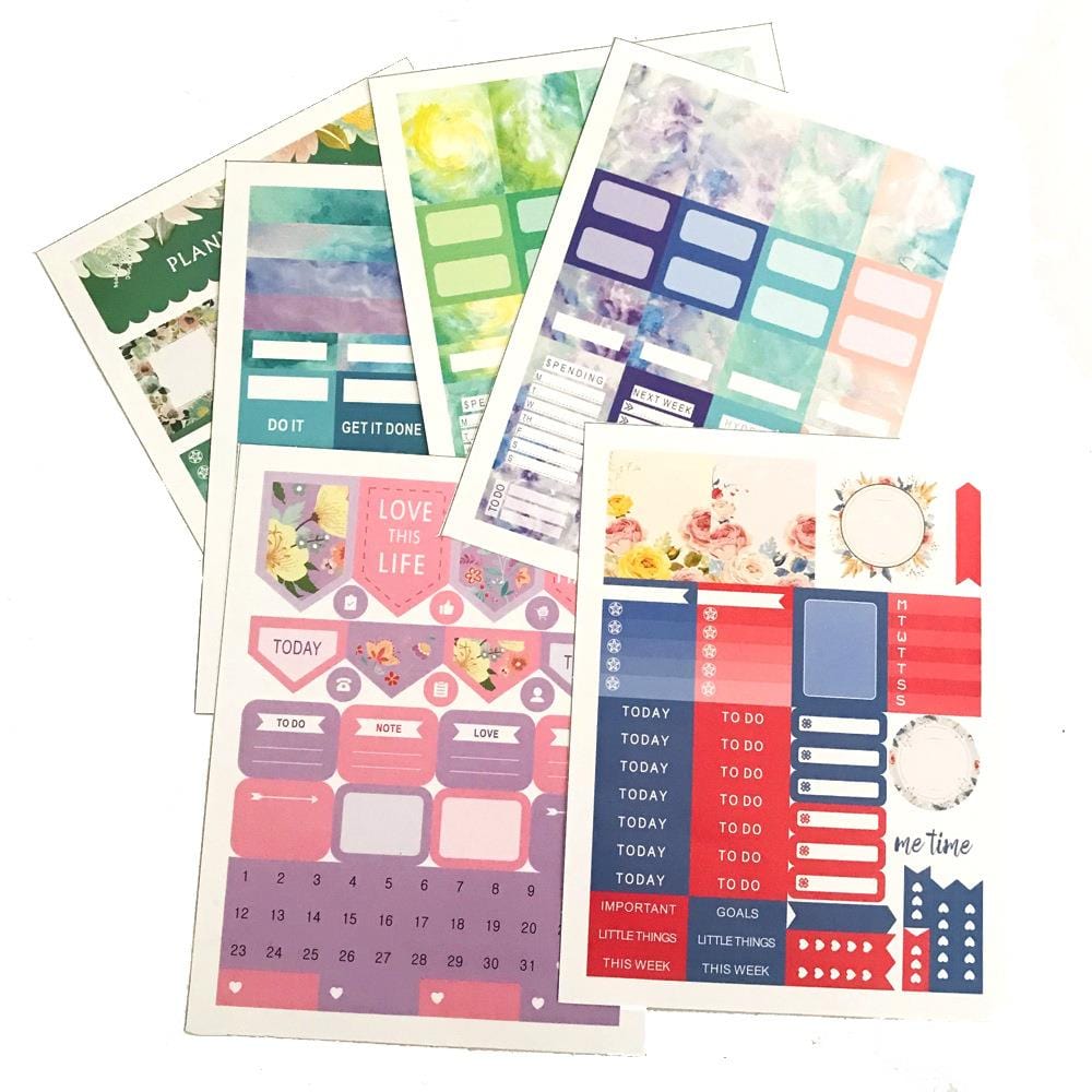 Calendar Sticker 12 Sheets Planner Sticker Gifts for Kids - Giftlab