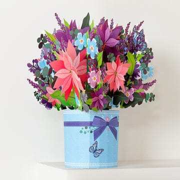 Sunflower Paper Bouquet Pop up Card Flower Card for Mother's Day