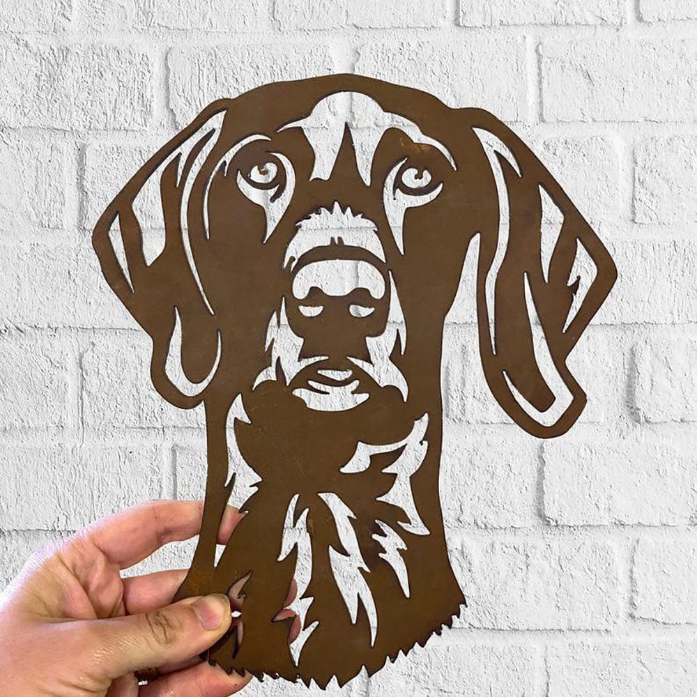 Dog Metal Wall Art Hanging Home Decor Beauceron Puppy Pet - Giftlab