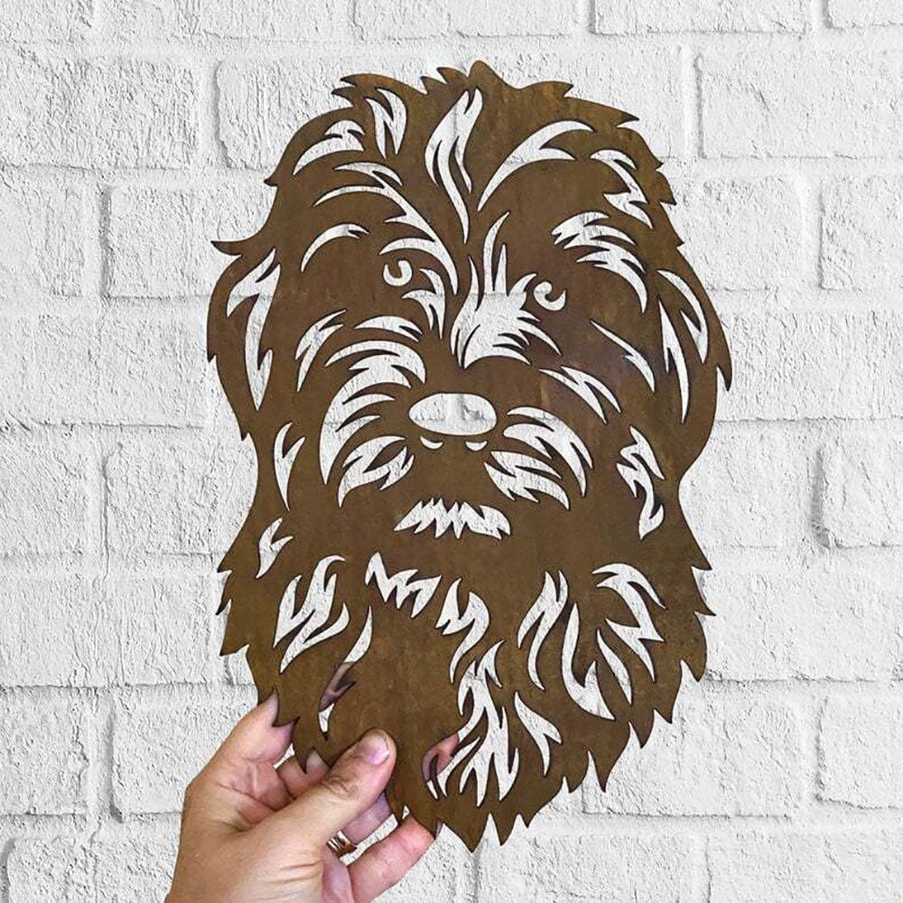 Dog Metal Wall Art Cavapoo Hanging Home Decor Puppy Pet - Giftlab
