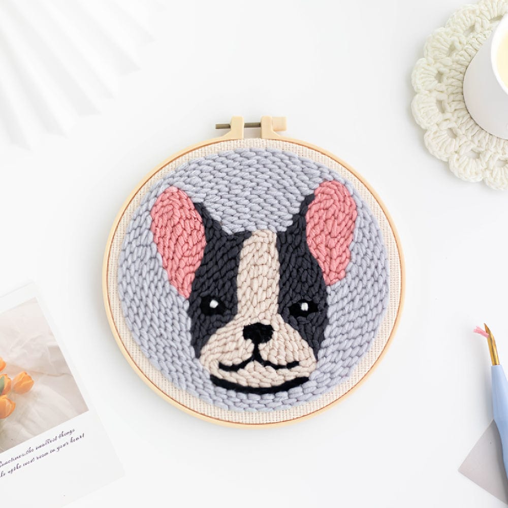 Felt Coasters Tufted Coasters Puppy Handmade Coasters Funny Gift For Dog Lovers - Giftlab