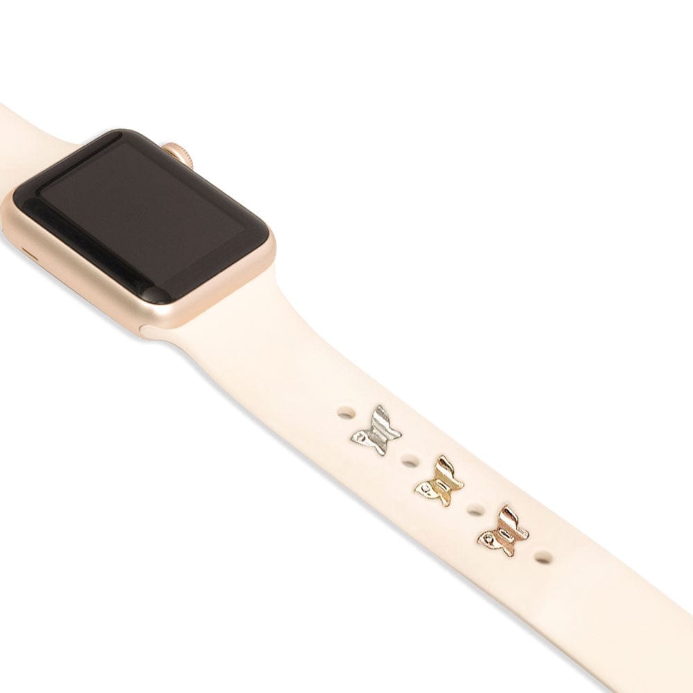 Apple Watch Band Decorative Charms Metal Diamond Butterfly Decorative Rings Loops - Giftlab