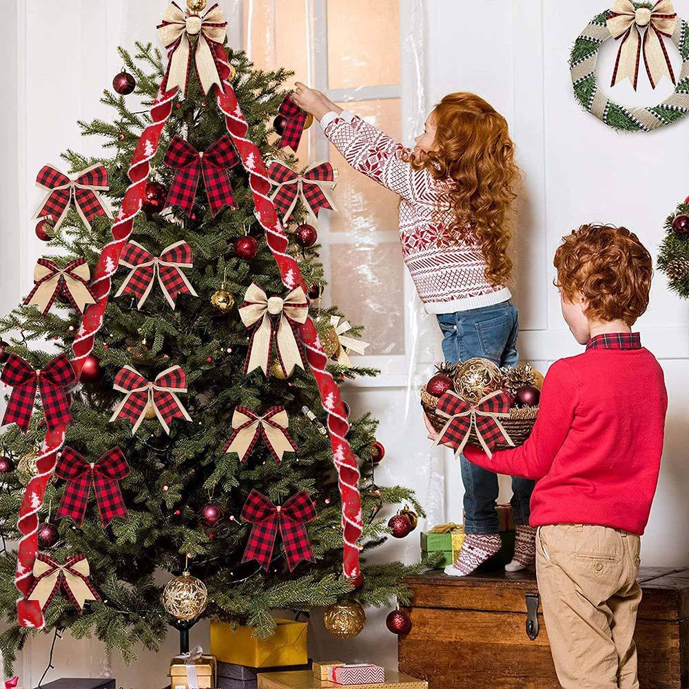 Christmas Tree Ribbon Decorations Christmas Tree Trim Rope Christmas Tree Decorations - Giftlab