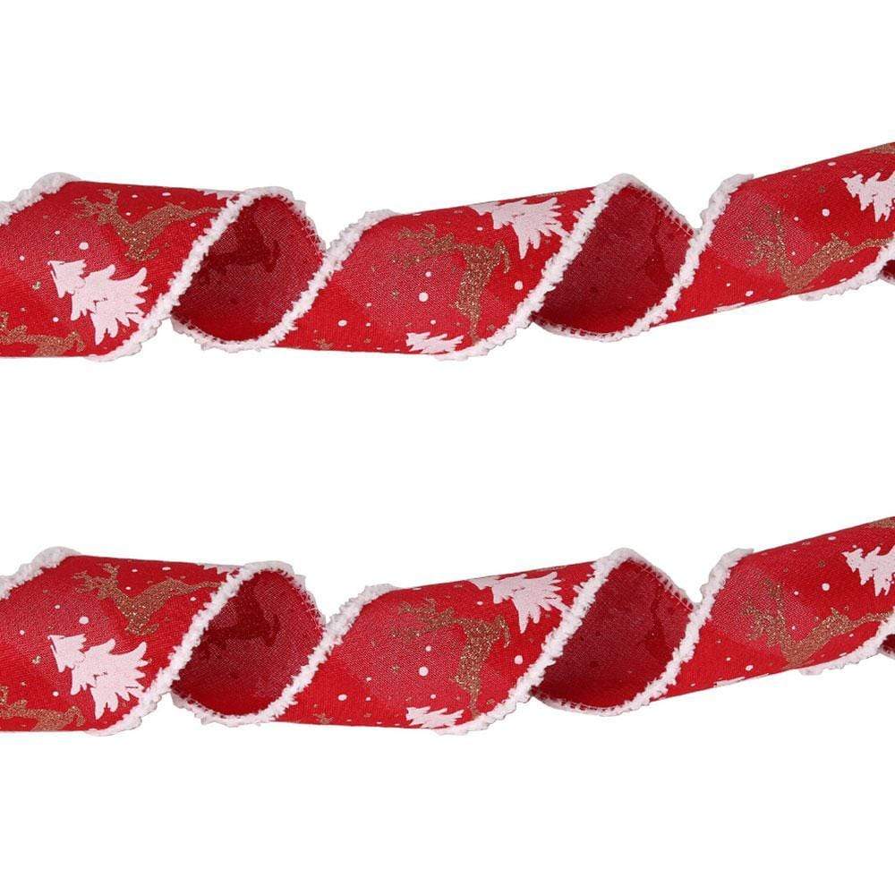 Christmas Tree Ribbon Decorations Red Tree Ribbon Christmas Tree Decorations - Giftlab