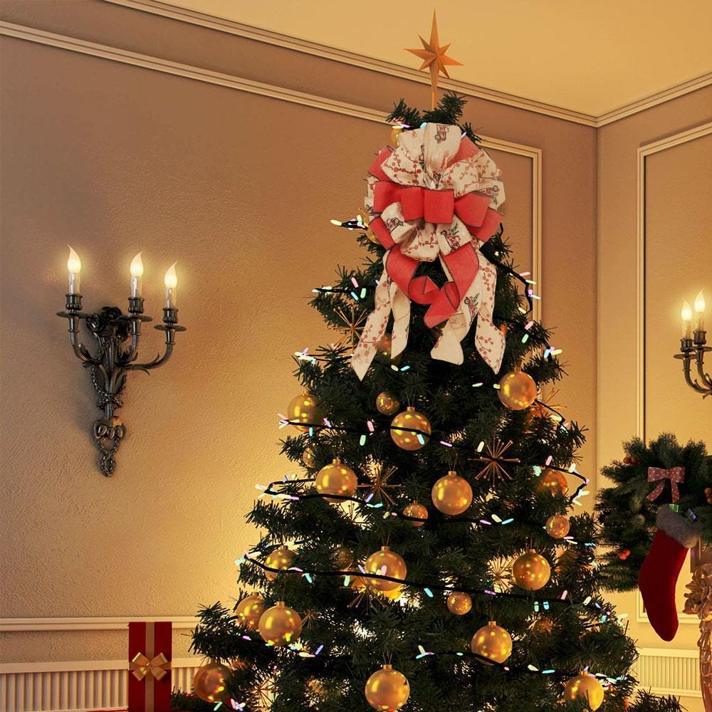 Christmas Tree Bow Toppers Christmas Bow Gifts for Her - Giftlab
