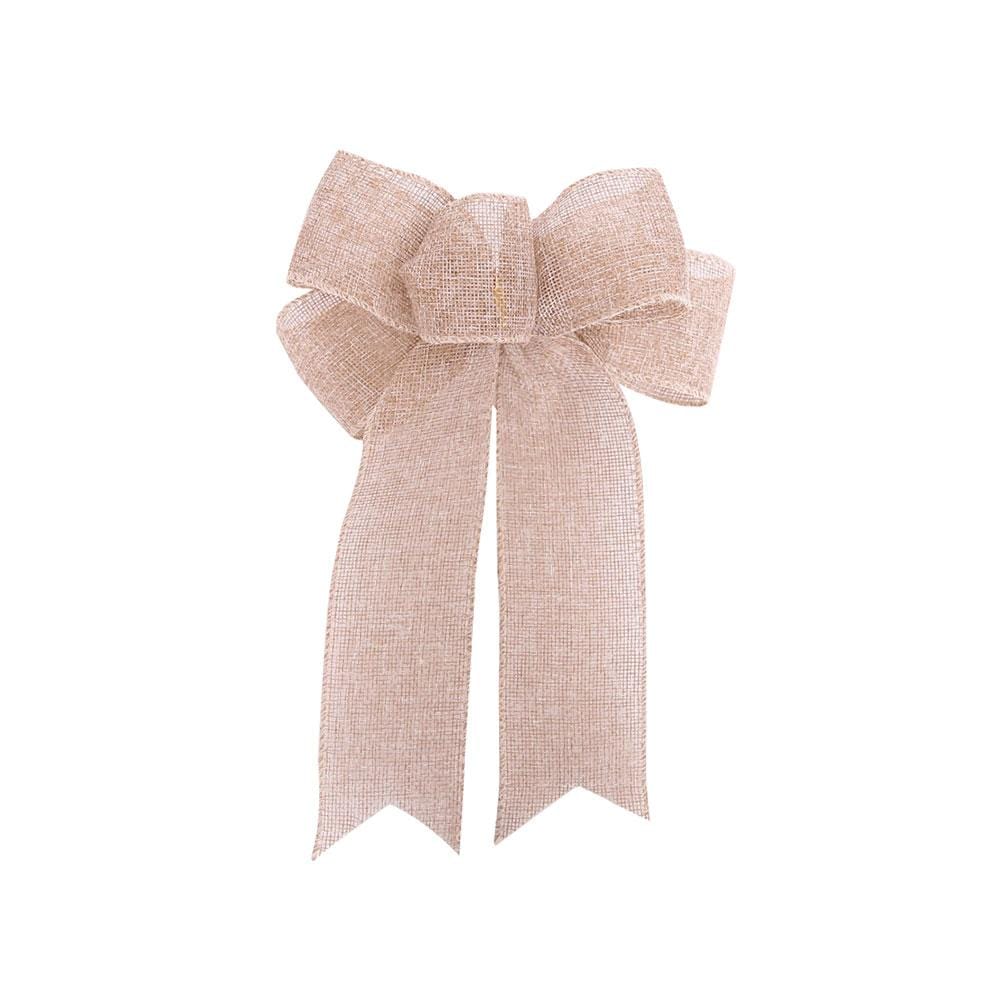 Red Christmas Bow Tie for Christmas Gift for Her Linen - Giftlab