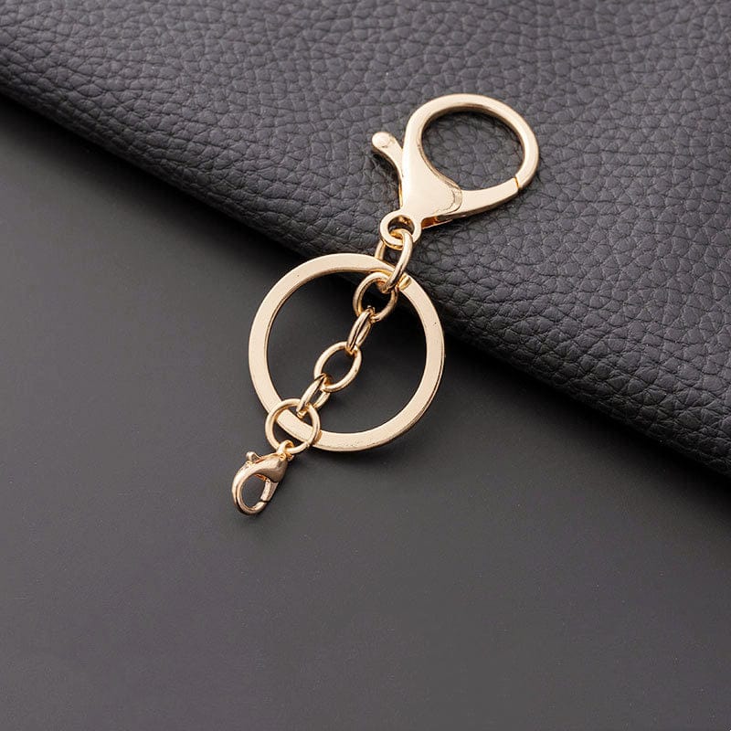 Open Jump Ring with Lobster Clasps and Extension Chain for Jewelry Making DIY Keychain Accessories Gold - Giftlab