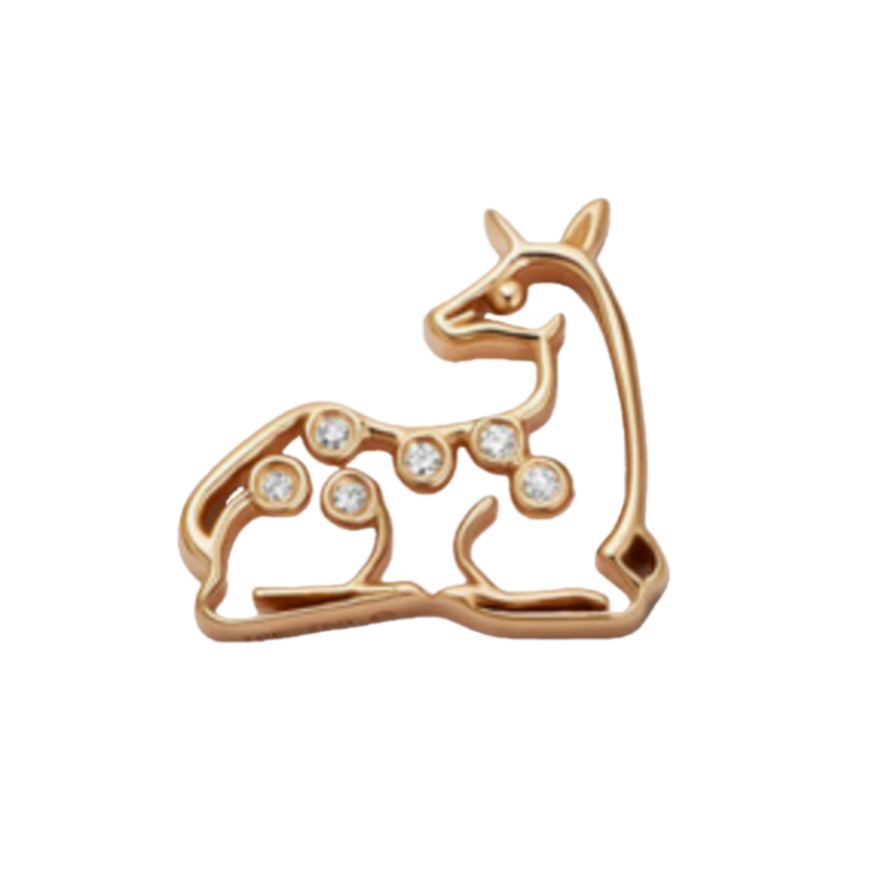 Locket Necklace Accessories Deer - GiftlabUS