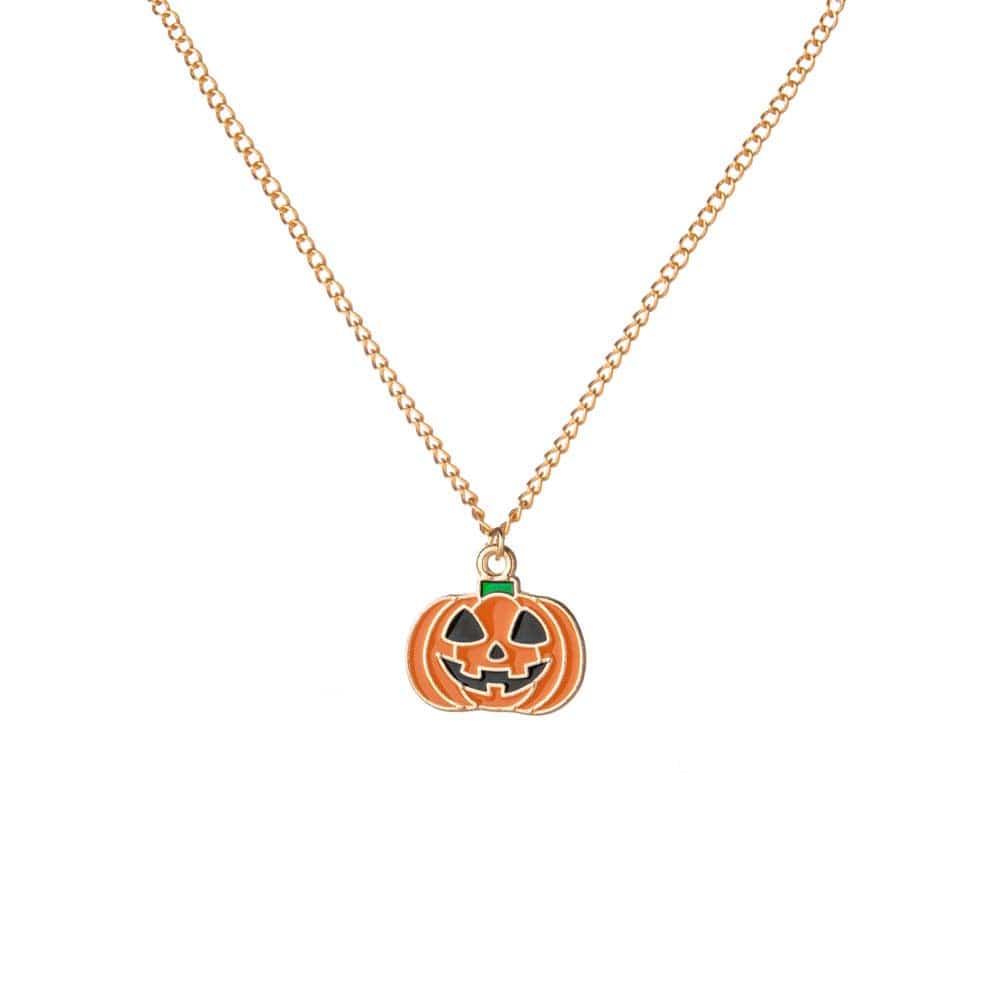 Pumpkin Necklace Halloween Decorative Necklace Halloween Gifts - Giftlab